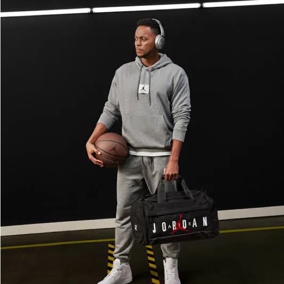 Jordan Black and Red Duffel Bag - Picture 2 of 14